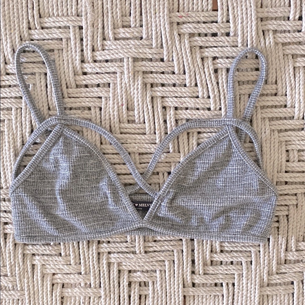 Brandy Melville - Gray Triangle Bralette